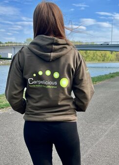 Sweater met kap groen