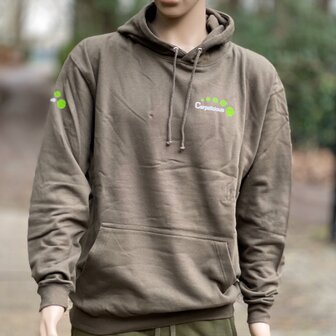 Sweater met kap groen