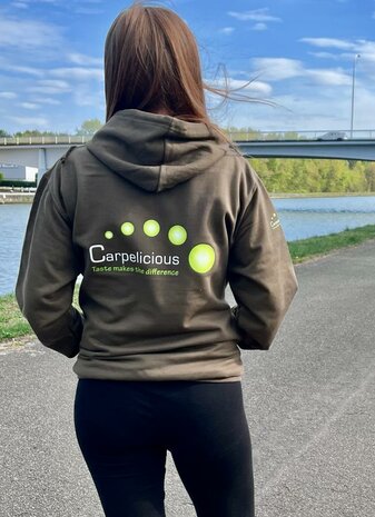 Sweater met kap groen