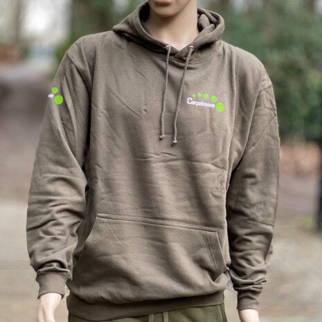 Sweater met kap groen