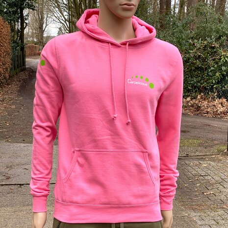 Sweater met kap roze